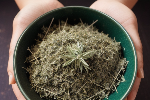 Artemisia incense burning